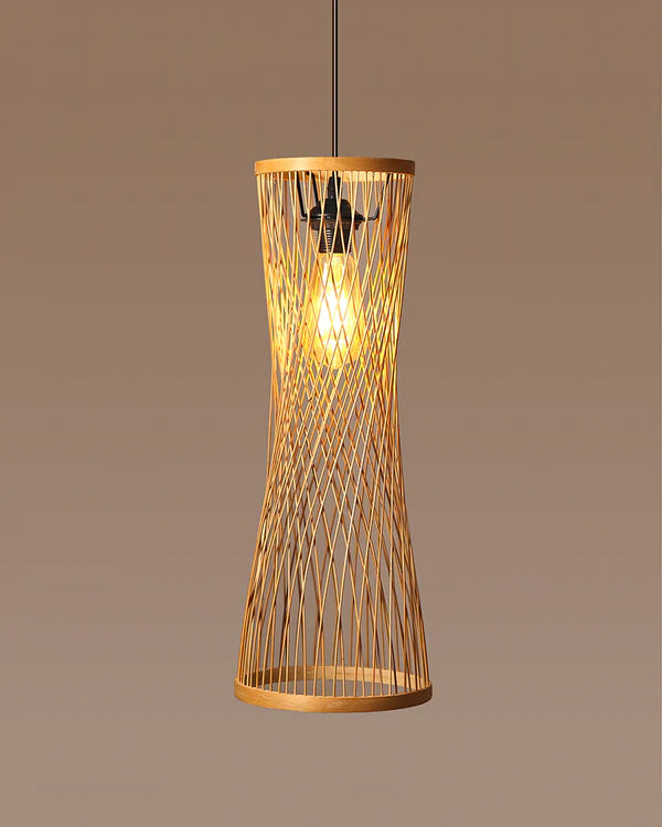 Artistic Bamboo Pendant Light for Hall and Corridor