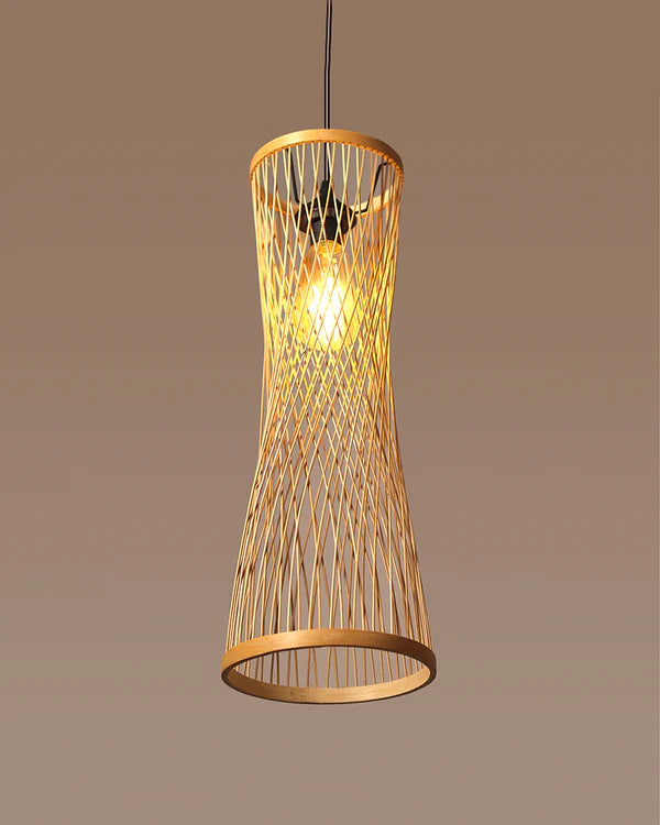Artistic Bamboo Pendant Light for Hall and Corridor