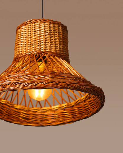 Modern Wicker Pendant Light for Home Decor and Hall