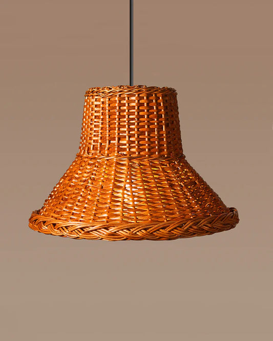 Boho Wicker Ceiling Light for Dining Room and Lounge