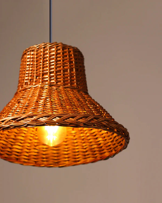 Boho Wicker Ceiling Light for Dining Room and Lounge