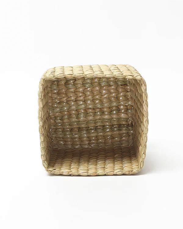 Stylish Seagrass Storage Box for Closet & Small Accessories