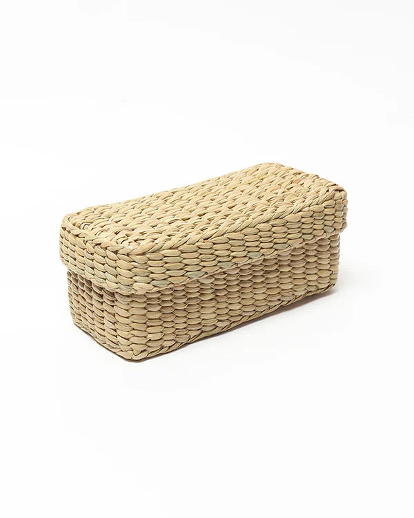 Handcrafted Seagrass Box for Desk & Wardrobe Organization