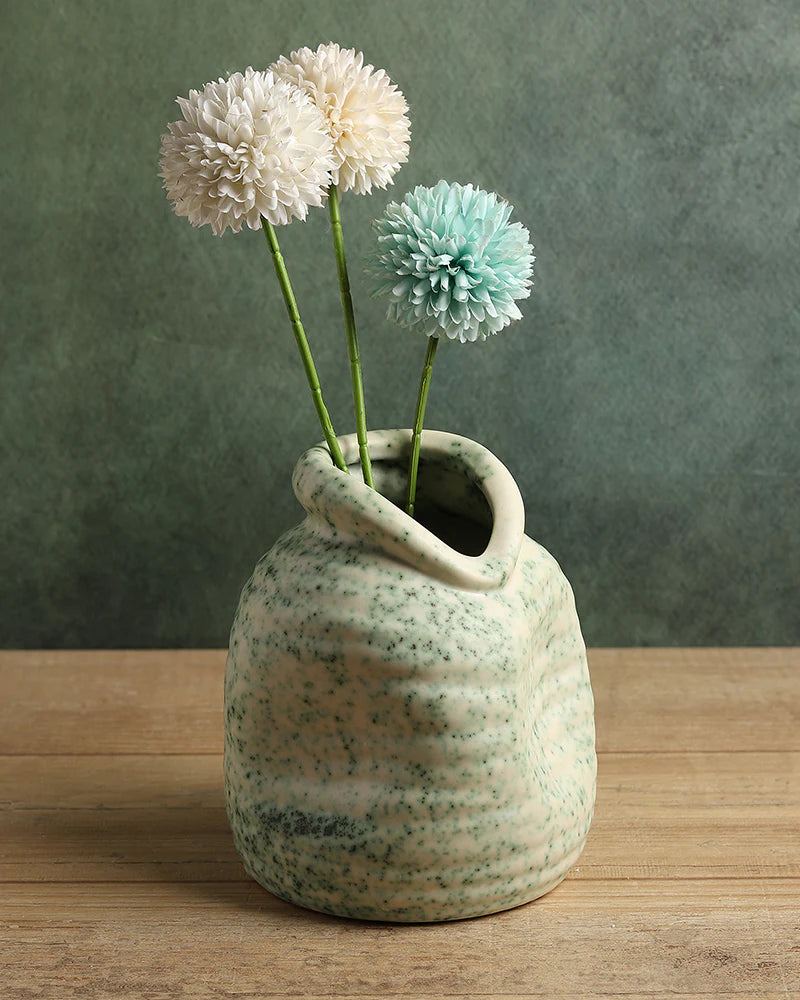 Ceramic Table Top Vase for Living Room Corner Display
