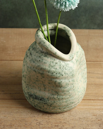 Ceramic Table Top Vase for Living Room Corner Display