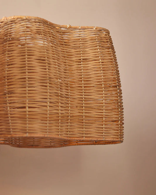 Stylish Rattan Ceiling Light for Balcony and Patio