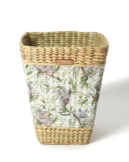Natural Seagrass Waste Bin for Living Room, Bedroom and Office