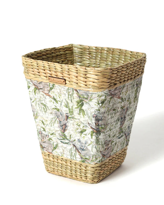 Natural Seagrass Waste Bin for Living Room, Bedroom and Office