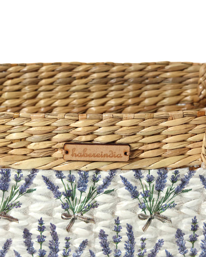 Handmade Seagrass Shopping Basket for Storage, Beach & Travel