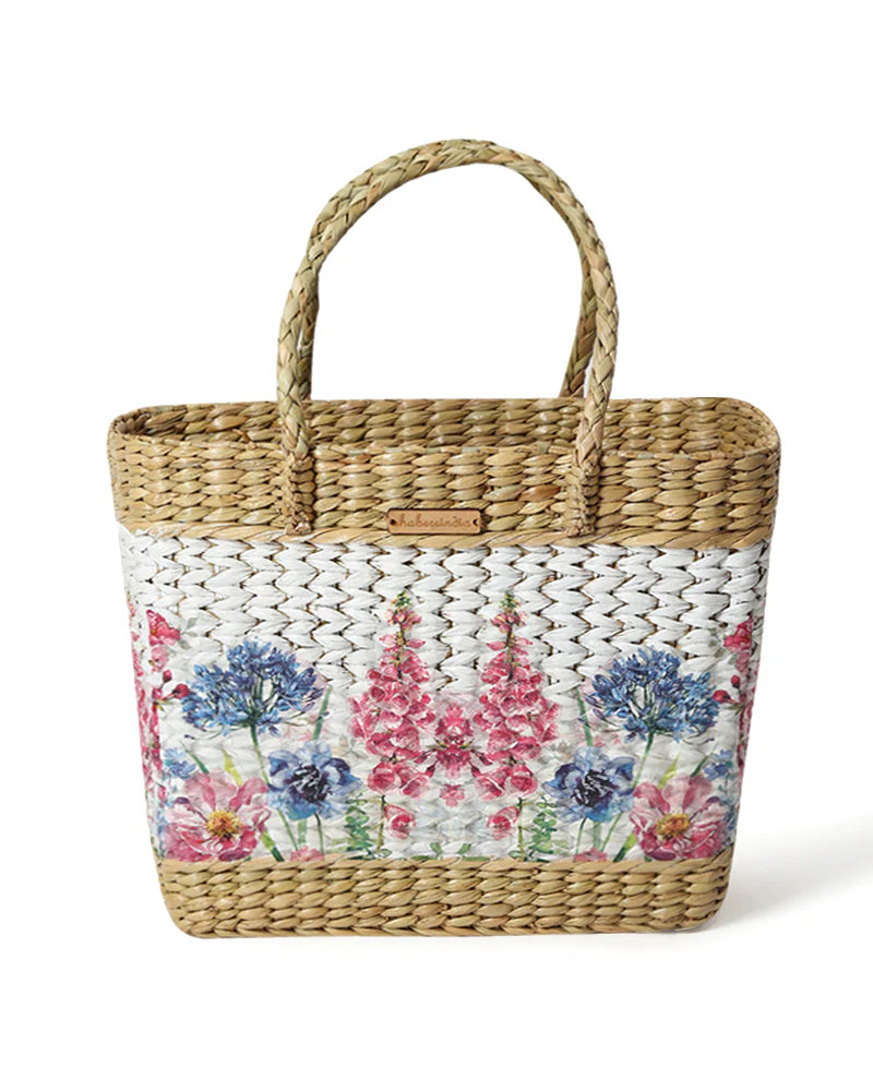 Handcrafted Seagrass Tote Bag for Storage, Shopping & Everyday