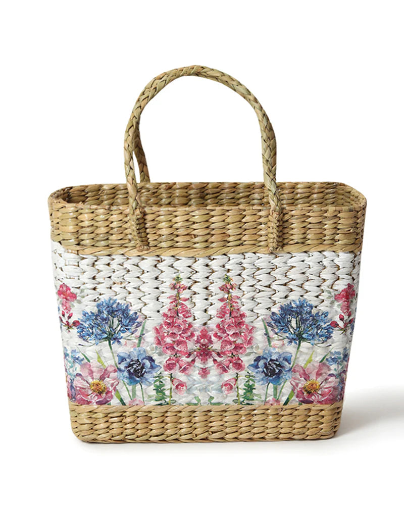 Handcrafted Seagrass Tote Bag for Storage, Shopping & Everyday