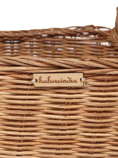 Natural Rattan Baby Bedding Basket for Nursery, Baby Room, and Safe Sleep