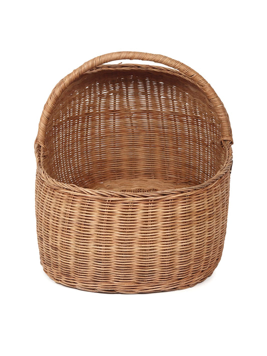 Natural Rattan Baby Bedding Basket for Nursery, Baby Room, and Safe Sleep