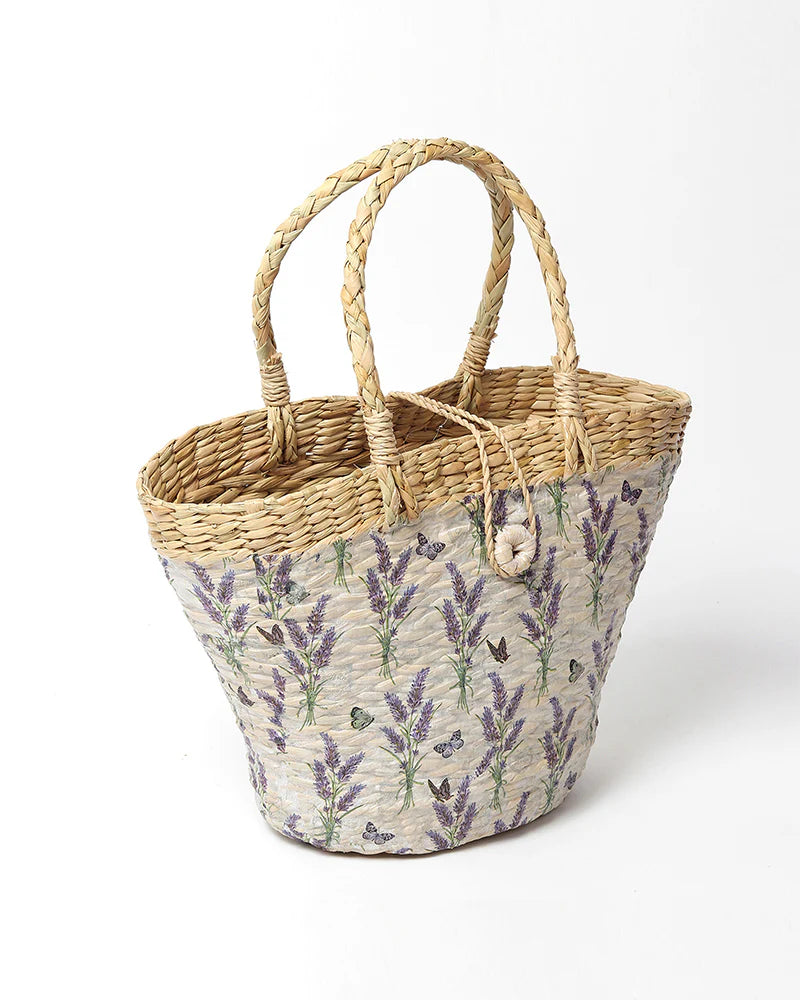 Eco-Friendly Seagrass Shopping Bag & Boat Basket