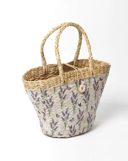 Eco-Friendly Seagrass Shopping Bag & Boat Basket