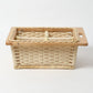 Wicker Modular Kitchen Basket | Pull-Out Basket with Double Partition