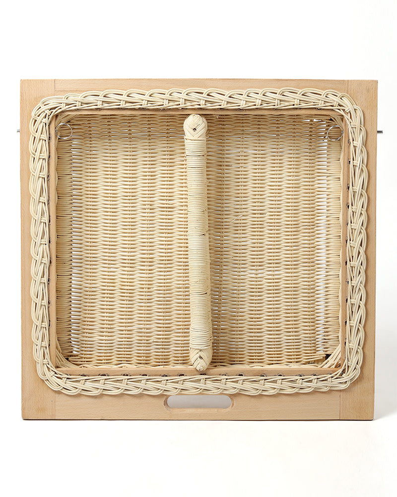 Wicker Modular Kitchen Basket | Pull-Out Basket with Partition