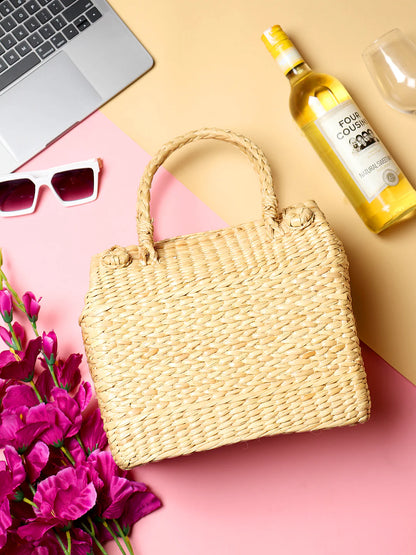 Seagrass Tiffin Basket for Picnics, Gifting, and Everyday Home Storage