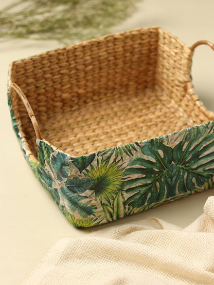 Seagrass Round Handle Basket | Cane Hamper Basket