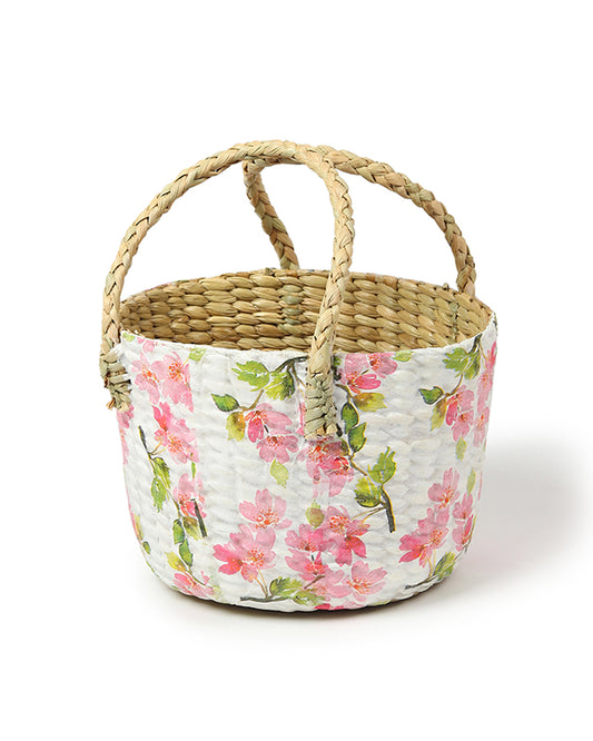 Seagrass Fruit Basket | Round Hamper Basket