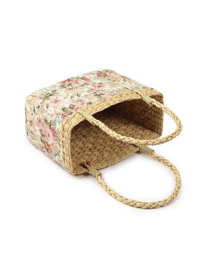 Handwoven Handbag for Storage, Shopping & Daily Carry