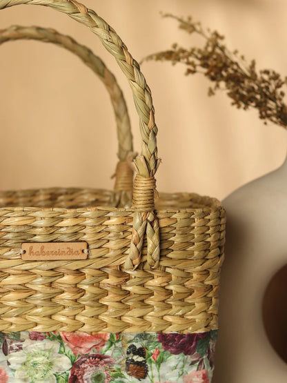 Handmade Seagrass Natural Tote Bag for Shopping, Travel & Daily Use