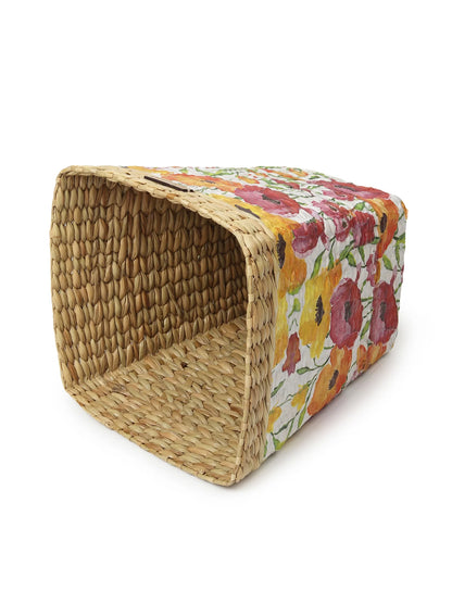 Natural Seagrass Waste Bin for Living Room, Bedroom, and Workspace Decor