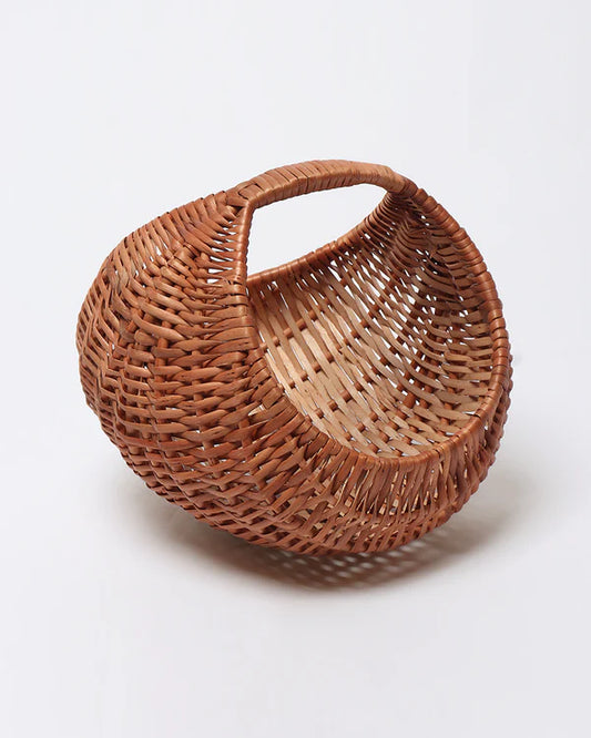 Handwoven Wicker Chand Hamper for Fruits, Storage, and Stylish Home Organisation