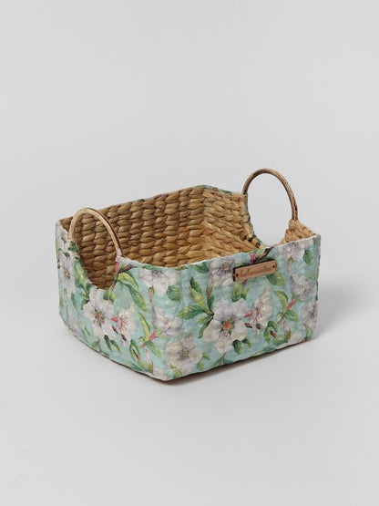 Seagrass Round Handle Basket | Cane Hamper Basket
