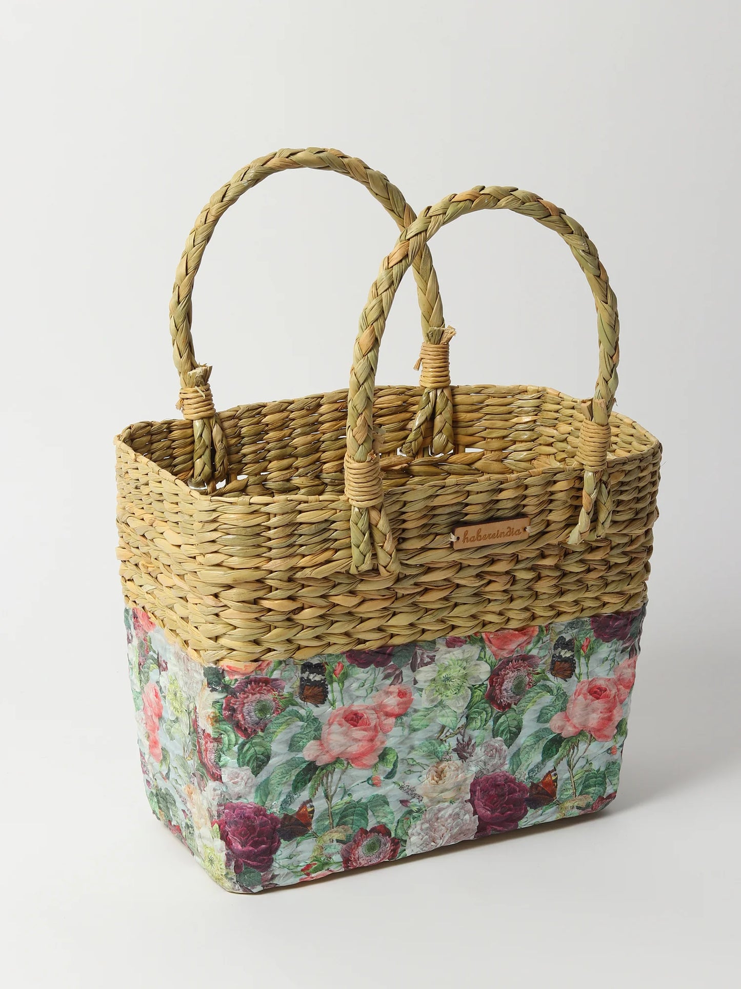 Handmade Seagrass Natural Tote Bag for Shopping, Travel & Daily Use