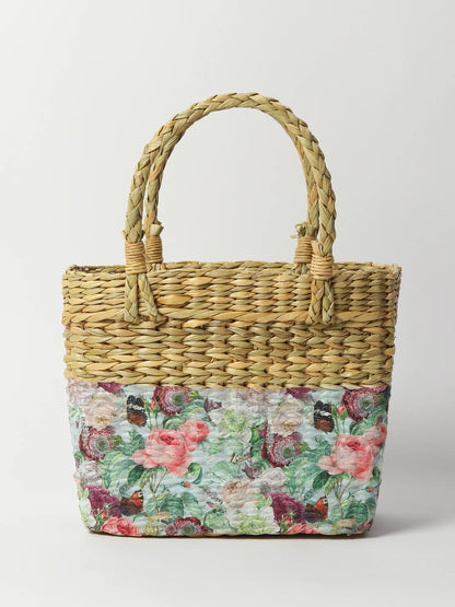 Handmade Seagrass Natural Tote Bag for Shopping, Travel & Daily Use