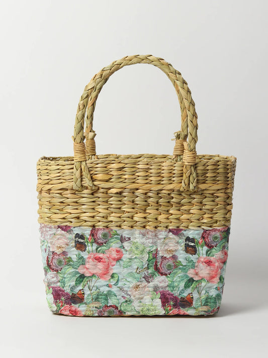 Handmade Seagrass Natural Tote Bag for Shopping, Travel & Daily Use