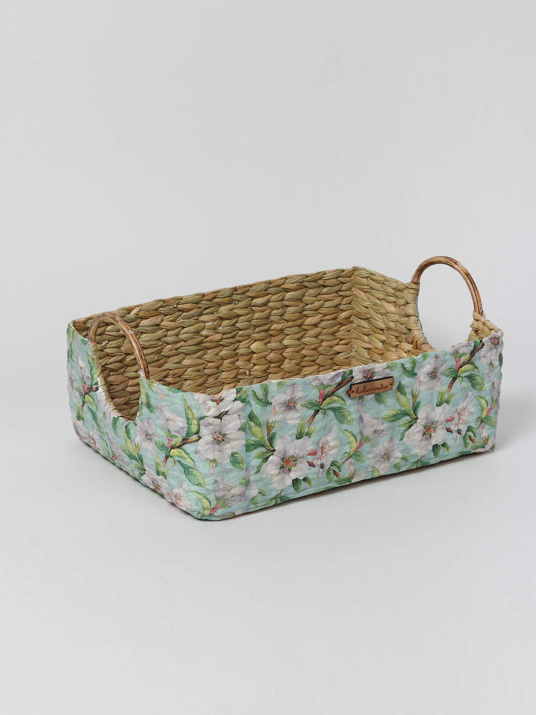 Seagrass Round Handle Basket | Cane Hamper Basket