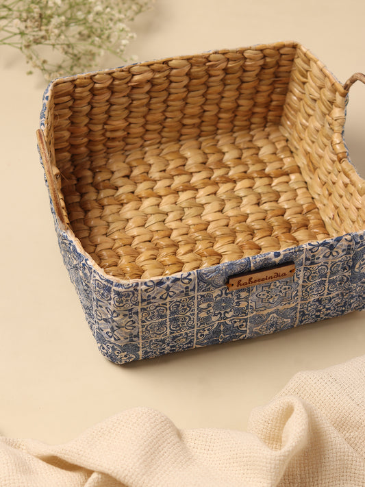 Seagrass Round Handle Basket | Cane Hamper Basket