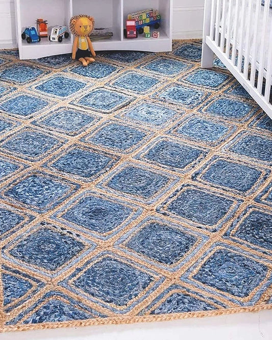 Denim-Jute-Teppich