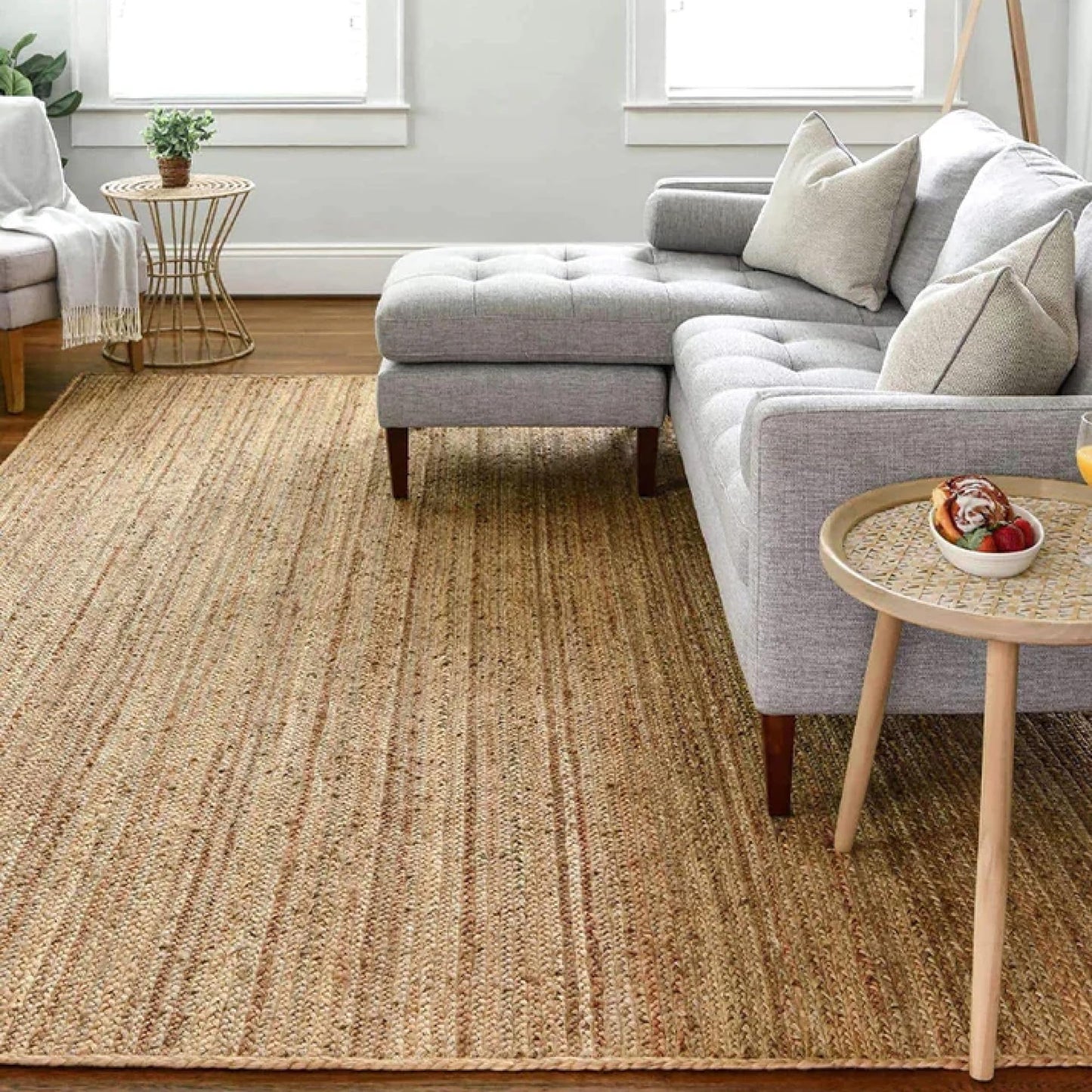 Tapis en jute naturel