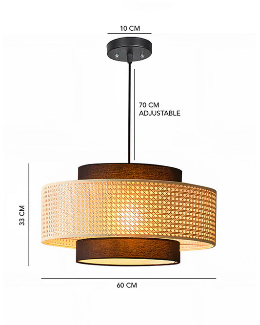 Stylish Rattan Pendant Light for Bedroom and Living Room