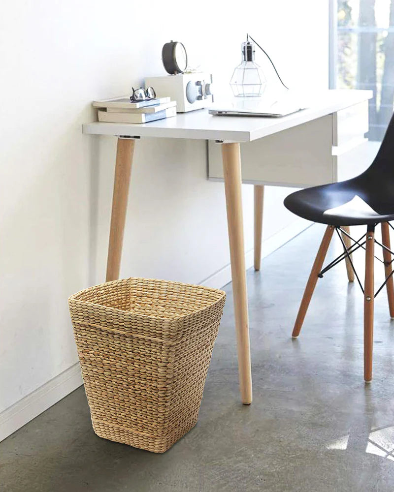 Spacious Dustbin Seagrass Dustbin - Seagrass Waste basket - Eco Friendly Dustbin ...