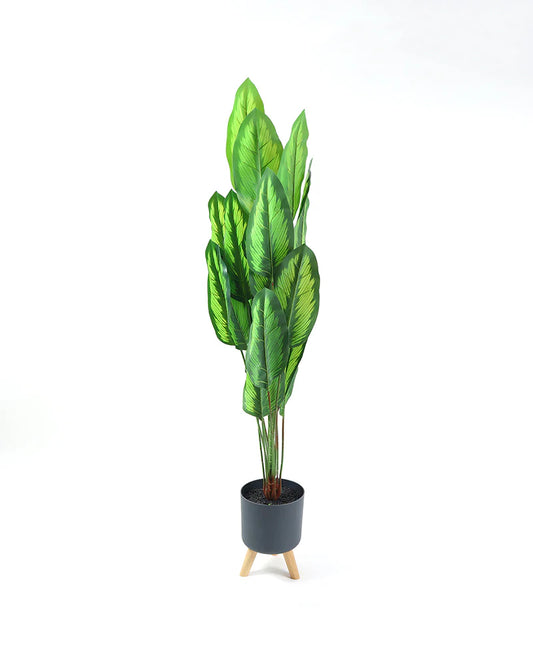 Lifelike Potted Greenery for Tabletop, Office Desk, and Interior Decoration