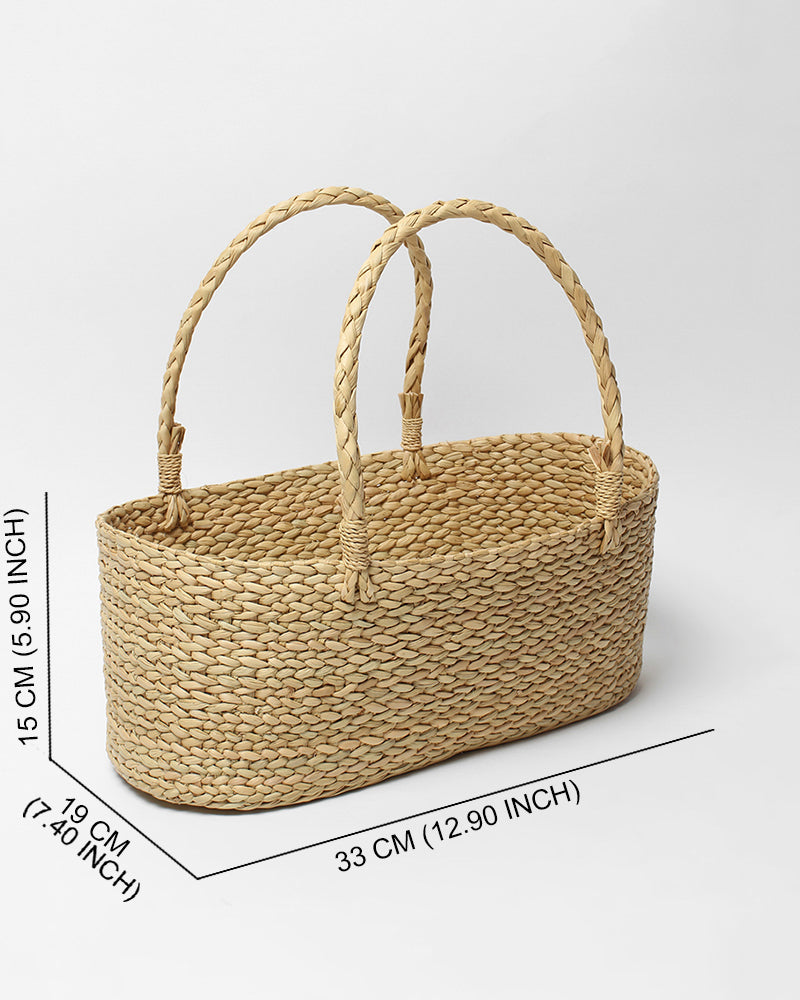 Panier cadeau en jonc de mer