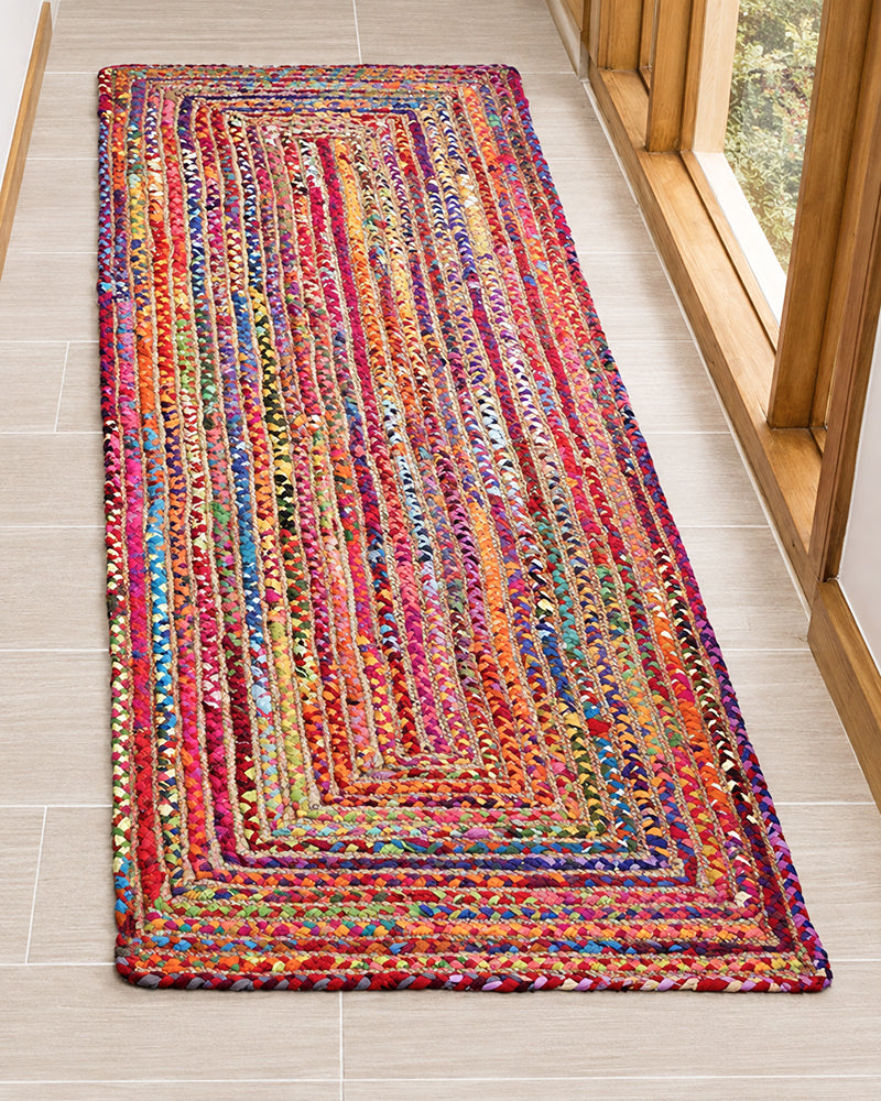 Chindi-Teppich aus Jute