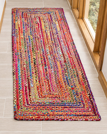 Chindi-Teppich aus Jute