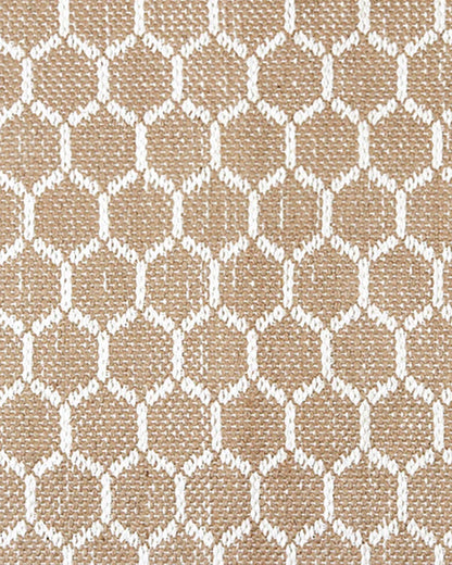 Natural Rectangular Jute Carpet For Dining Area