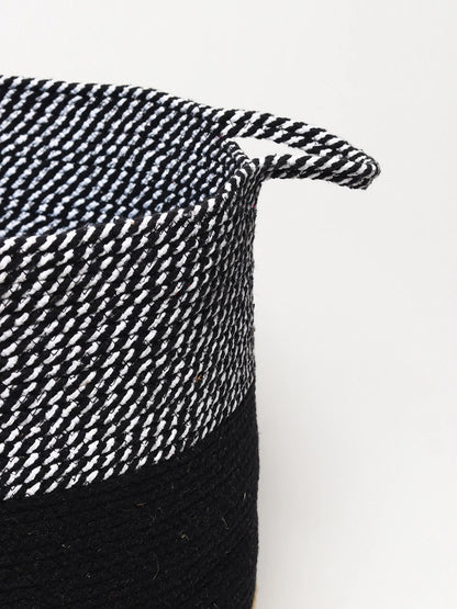 Multipurpose Cotton Storage Basket for Laundry, Toys, and Decorative Home Organization