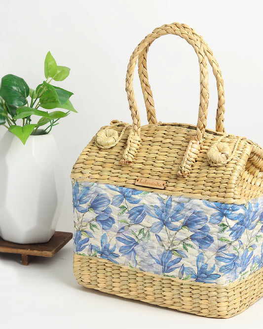 Eco-Friendly Seagrass Gift Hamper Basket for Picnic, Park & Outdoor Meals