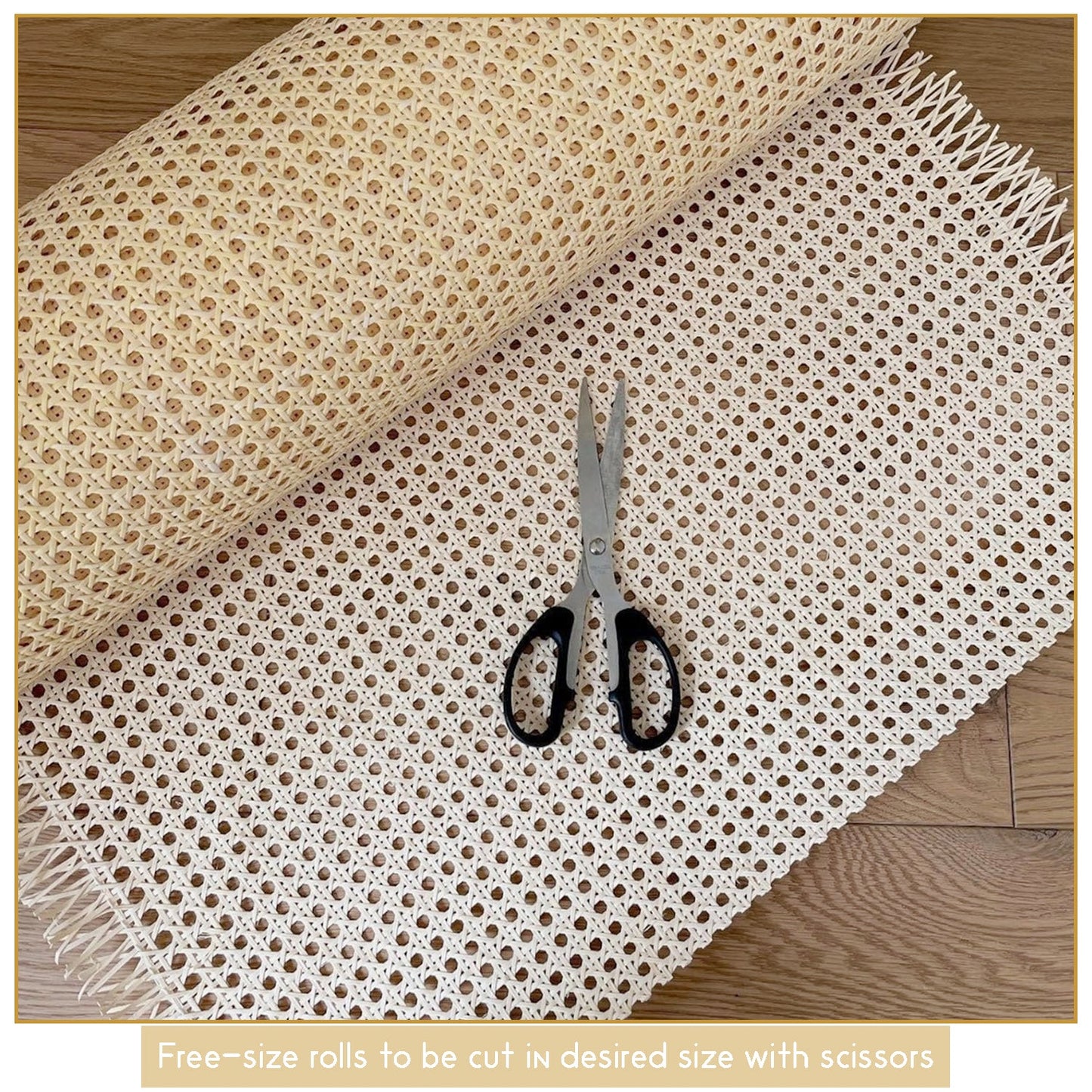 Cane Webbing Roll | Rattan Webbing Beige (3FT)