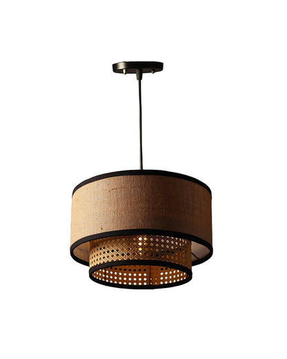 Cane Cylinder Ceiling Lamp for Living Room Bedroom & Balcony
