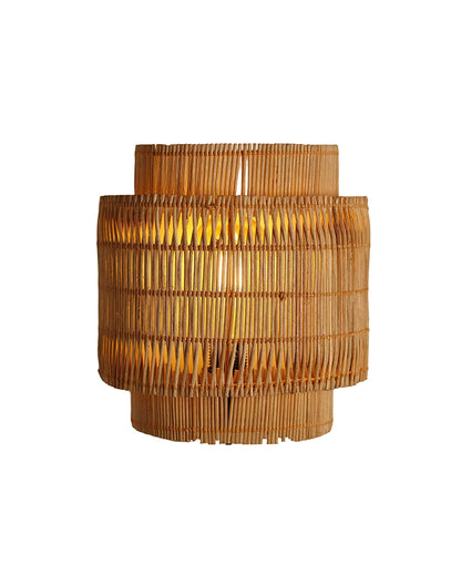 Bamboo Cane Wall Lamp for Bedroom & Living Room