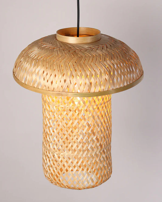 Artistic Bamboo Ceiling Light for Dining Room and Home