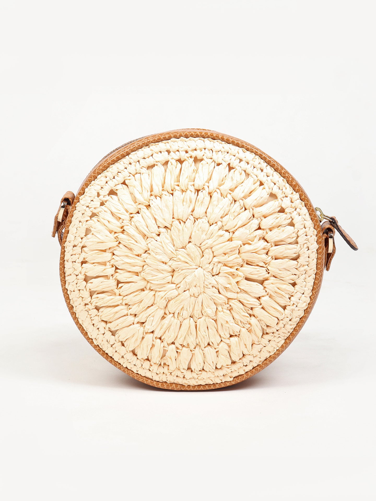 Round Raffia Sling Bag | Crossbody Sling Bag